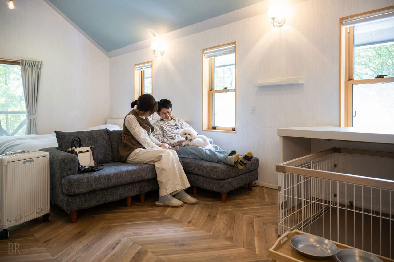 愛犬と過ごす穏やかな時間